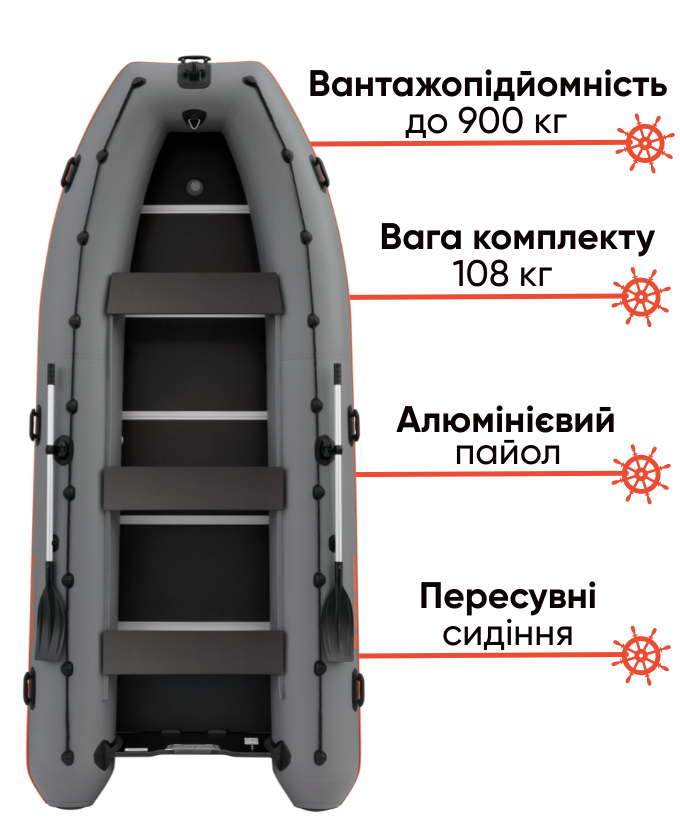 Kolibri KM-450DSL з алюмінієвим пайолом 